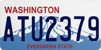 WA license plate ATU2379