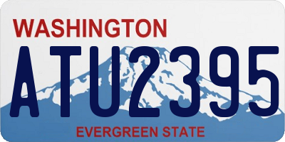 WA license plate ATU2395