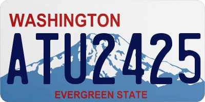 WA license plate ATU2425