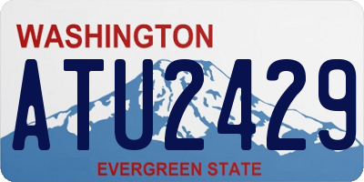 WA license plate ATU2429