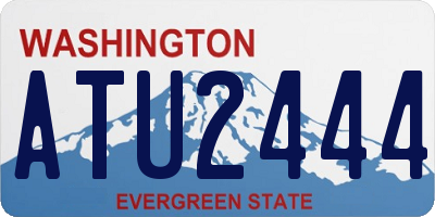 WA license plate ATU2444