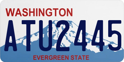 WA license plate ATU2445