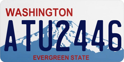 WA license plate ATU2446