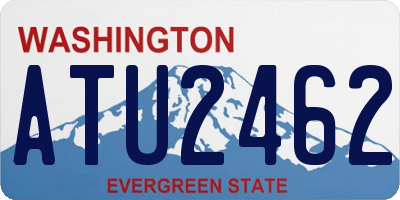 WA license plate ATU2462