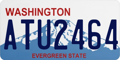 WA license plate ATU2464