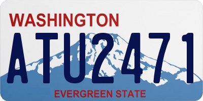 WA license plate ATU2471