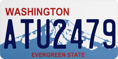WA license plate ATU2479