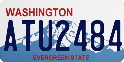 WA license plate ATU2484