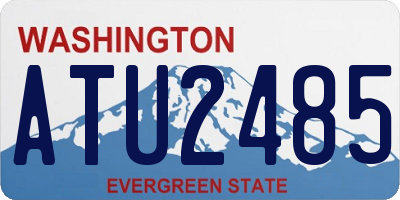 WA license plate ATU2485