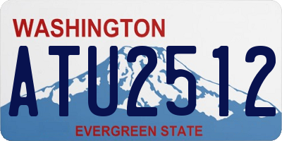 WA license plate ATU2512