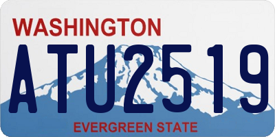 WA license plate ATU2519
