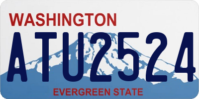 WA license plate ATU2524