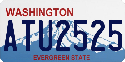 WA license plate ATU2525