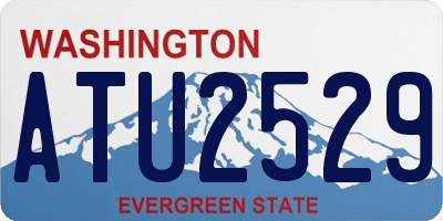 WA license plate ATU2529