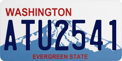 WA license plate ATU2541