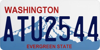 WA license plate ATU2544