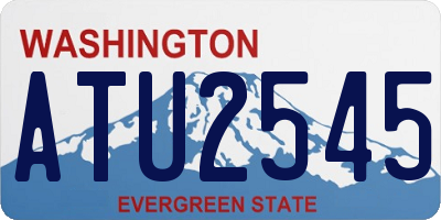 WA license plate ATU2545