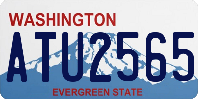 WA license plate ATU2565
