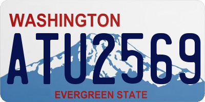 WA license plate ATU2569