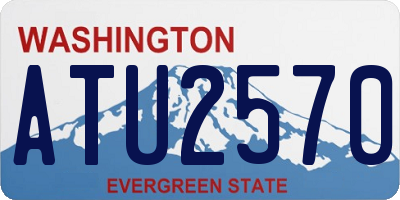 WA license plate ATU2570