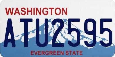 WA license plate ATU2595