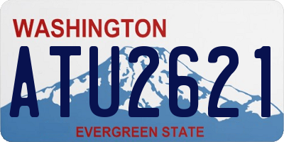 WA license plate ATU2621