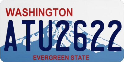 WA license plate ATU2622