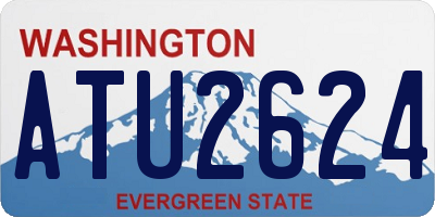 WA license plate ATU2624