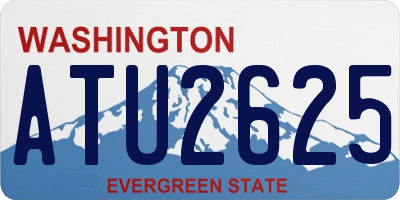 WA license plate ATU2625