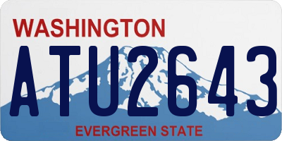 WA license plate ATU2643