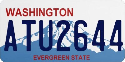 WA license plate ATU2644