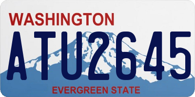 WA license plate ATU2645