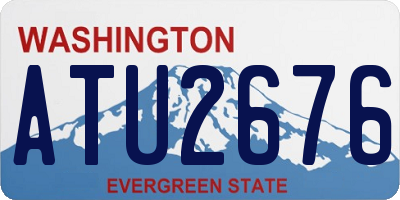WA license plate ATU2676