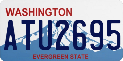 WA license plate ATU2695