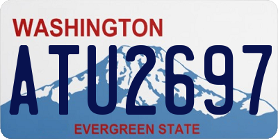 WA license plate ATU2697
