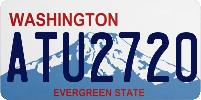 WA license plate ATU2720