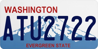 WA license plate ATU2722