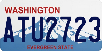 WA license plate ATU2723