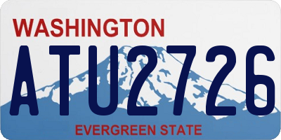WA license plate ATU2726