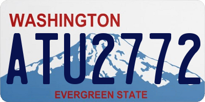 WA license plate ATU2772