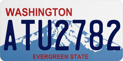 WA license plate ATU2782