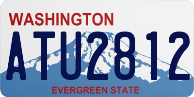 WA license plate ATU2812