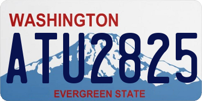 WA license plate ATU2825