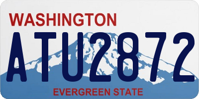 WA license plate ATU2872