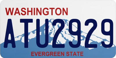 WA license plate ATU2929