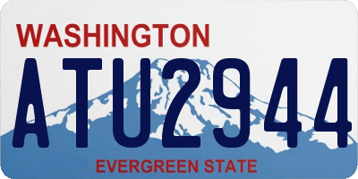 WA license plate ATU2944