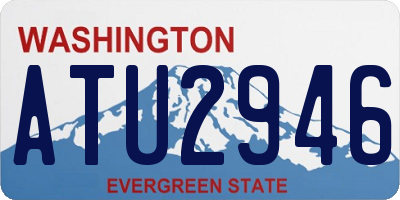WA license plate ATU2946