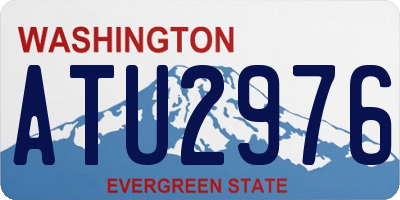 WA license plate ATU2976