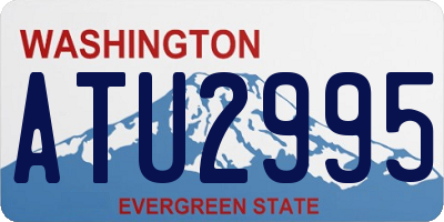 WA license plate ATU2995