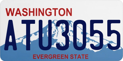 WA license plate ATU3055